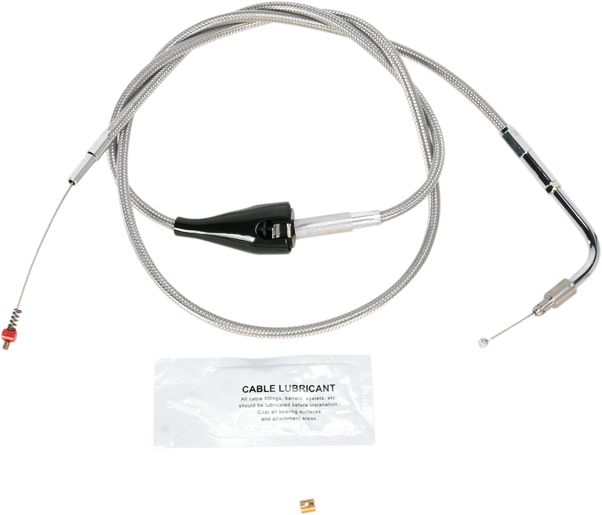 BARNETT Idle Cable - Cruise - +8" - Stainless Steel 102-30-41001-8