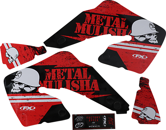 Kit gráfico FACTORY EFFEX Metal Mulisha - Honda 23-11318 