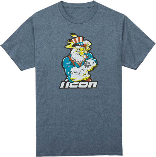 ICON Freedom Spitter™ T-Shirt - Navy Heather - Small 3030-21008