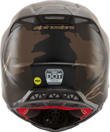 ALPINESTARS Supertech M10 Helmet - Squad - MIPS® - Dark Brown/Gold - XL 8302823-839-XL