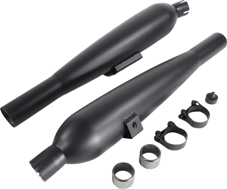 BRITISH CUSTOMS Sleeper Pro™ Mufflers - Black BC902-120-B