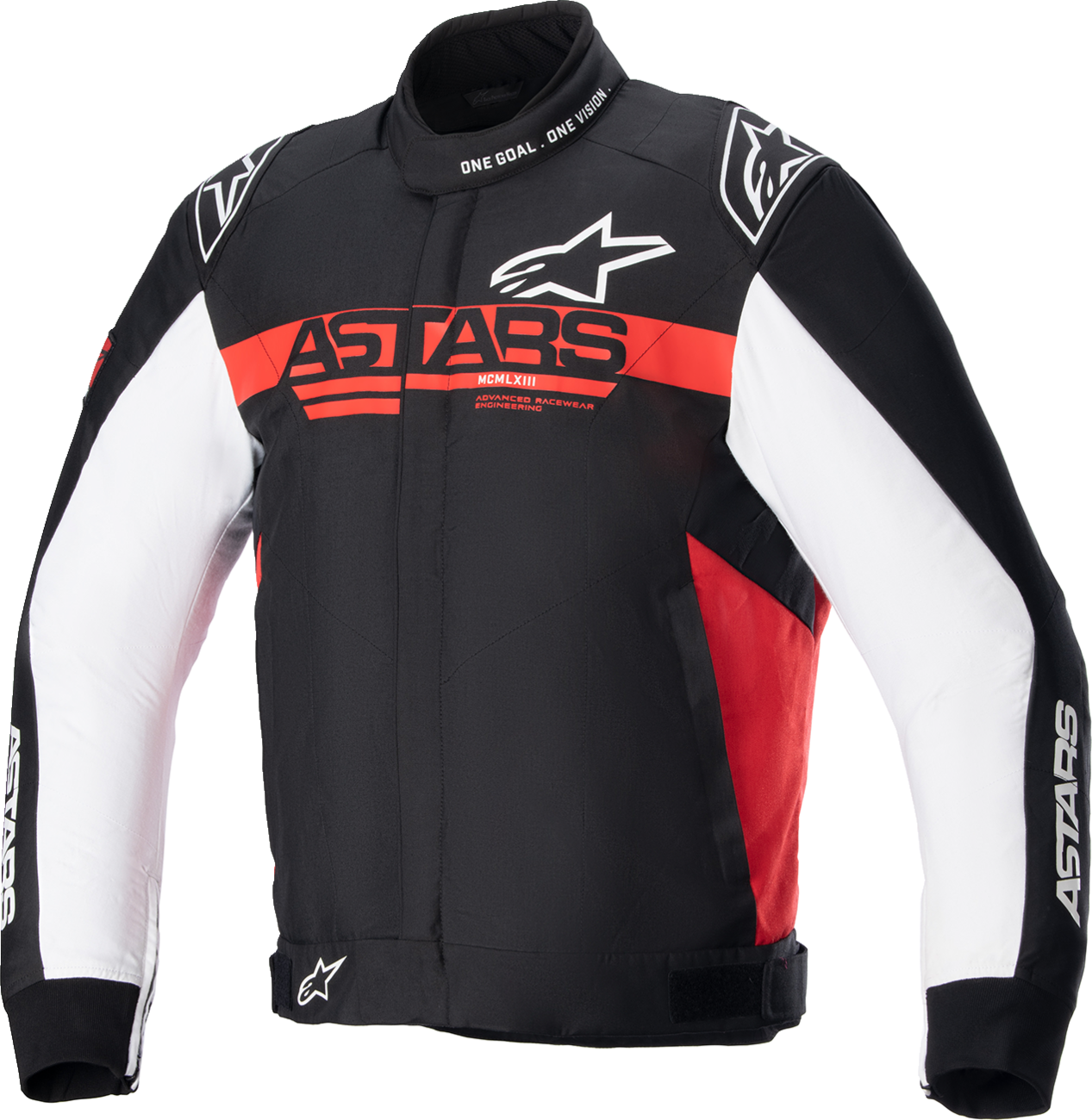 ALPINESTARS Monza Sport Jacket - Black/Red/White - Small 3306723-1342-S