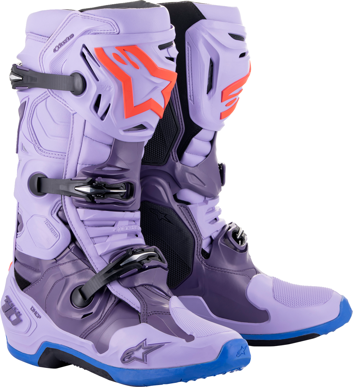 Botas ALPINESTARS Tech 10 - Púrpura láser - EE. UU. 9 2010020-398-9 