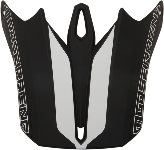 Kit de visera MOOSE RACING FI Session - Negro/Blanco 0132-1259