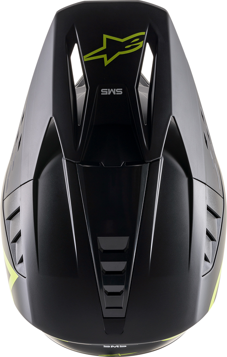 ALPINESTARS SM5 Helmet - Compass - Matte Black/Yellow Fluo - 2XL 8303321-1559-2X