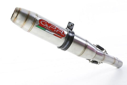 GPR Exhaust System Honda NC750X NC750S DCT 2021-2023, Deeptone Inox, Slip-on Exhaust Including Removable DB Killer and Link Pipe  E5.H.266.1.DE