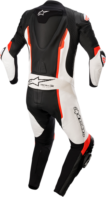 ALPINESTARS Missile v2 - 1-Piece Suit - Black/White/Red Fluorescent - US 46 / EU 56 3150122-1231-56