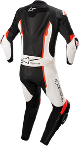 Traje ALPINESTARS Missile v2 de 1 pieza - Negro/Blanco/Rojo Fluorescente - US 36 / EU 46 3150122-1231-46 