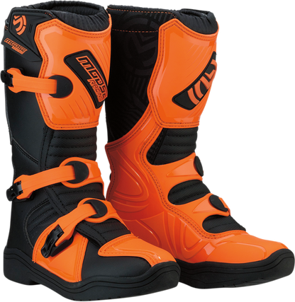 MOOSE RACING M1.3 Boots - Black/Orange - Size 5 3411-0441