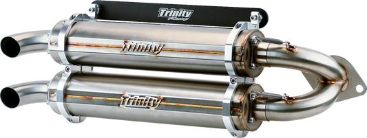 TRINITY RACING Stainless Steel Slip-On Muffler TR-4118S-SS