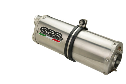 GPR Exhaust for Aprilia Tuareg 660 2021-2023, Dual Inox, Slip-on Exhaust Including Removable DB Killer and Link Pipe  E5.A.77.DUAL.IO