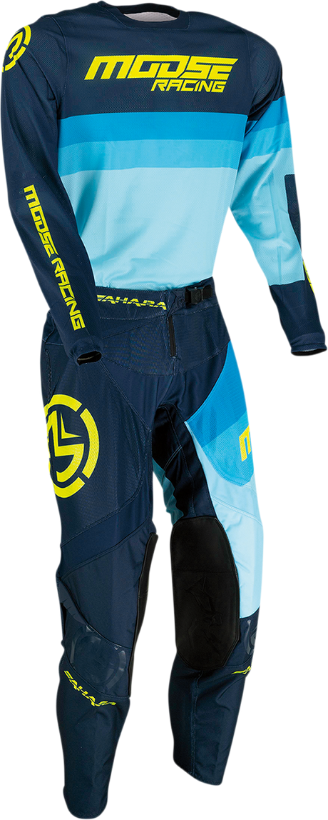MOOSE RACING Sahara Pants - Navy/Blue/Hi-Vis - 30 2901-9040