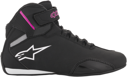 ALPINESTARS Women's Sektor Shoes - Black/Pink - US 10.5 2515719103911