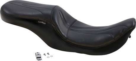 LE PERA Sorrento 2-Up Seat - Stitched - Black - FLHR '02-'07 LH-907RK