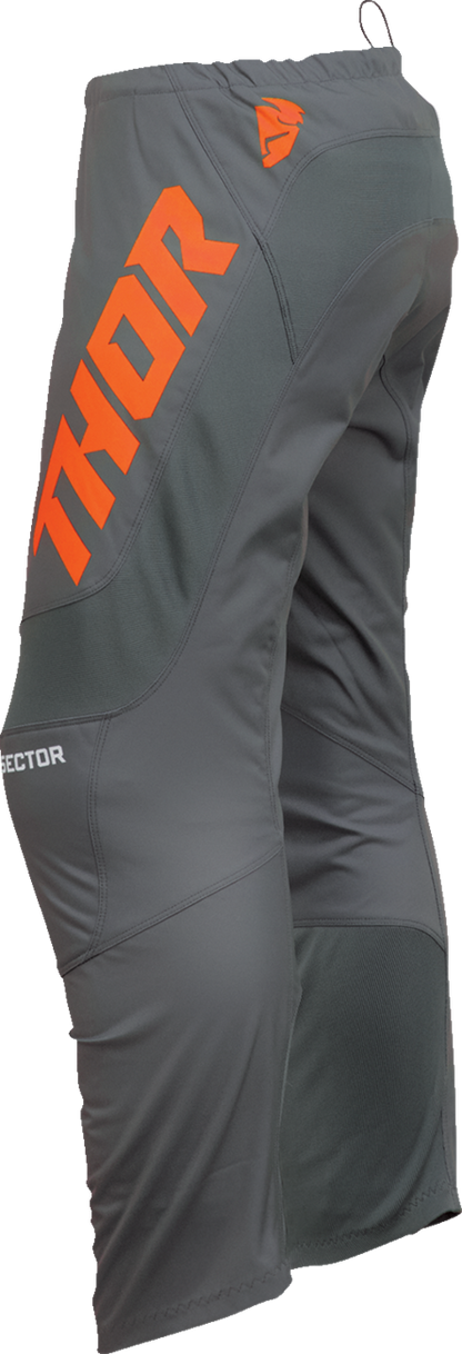 THOR Sector Checker Pants - Charcoal/Orange - 40 2901-11000