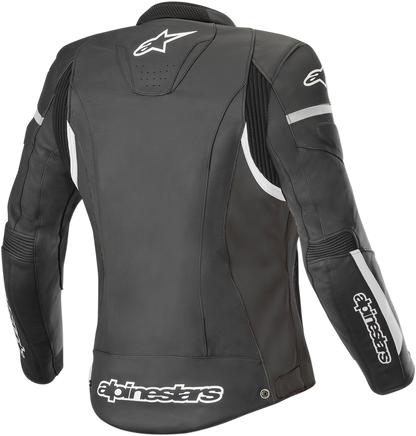 ALPINESTARS Stella Kira Leather Jacket - Black/White - US 6 / EU 42 3112019-12-42