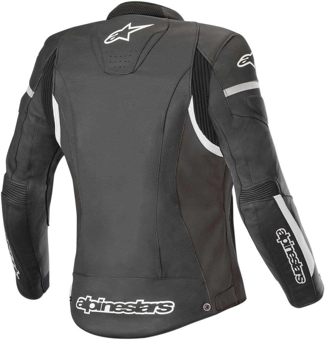 Chaqueta de cuero ALPINESTARS Stella Kira - Negro/Blanco - US 8 / EU 44 3112019-12-44 