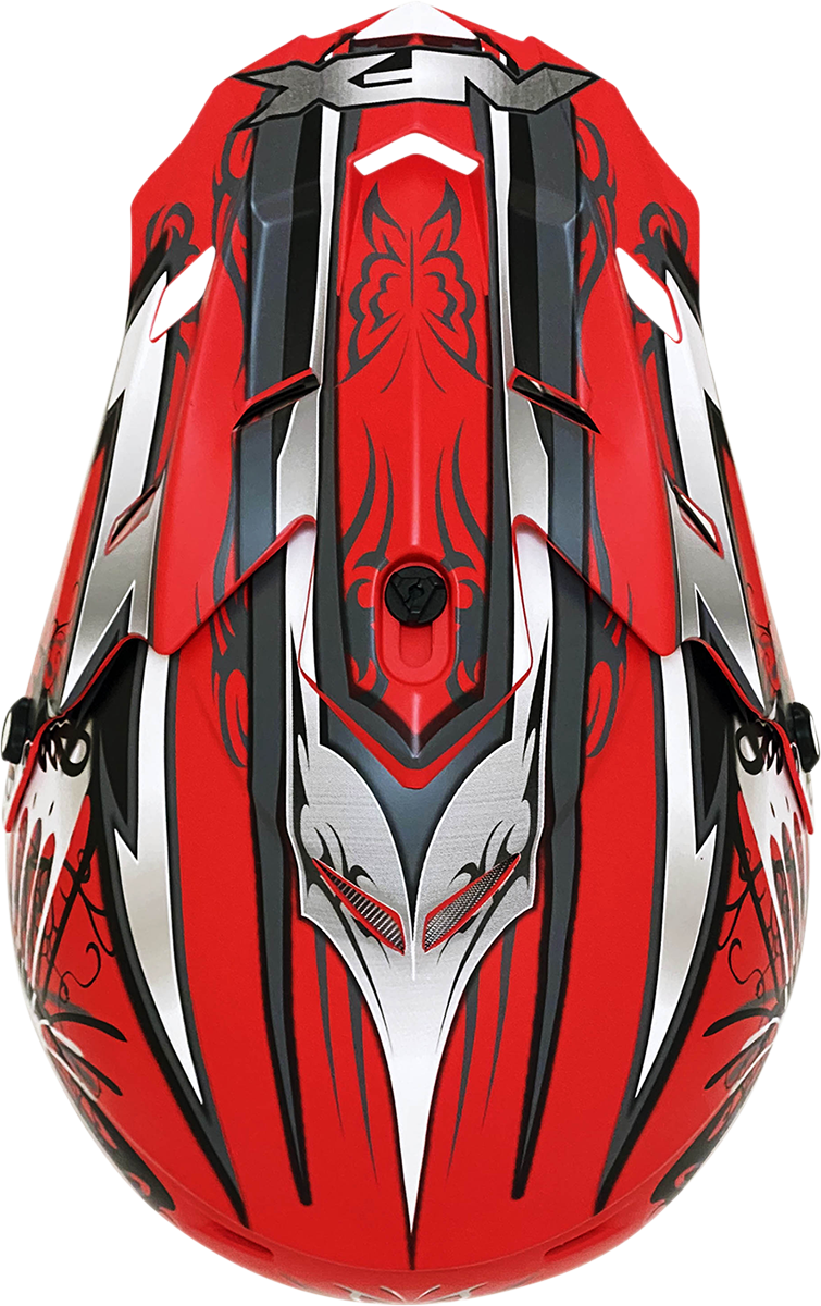 Casco AFX FX-17Y - Mariposa - Rojo Ferrari mate - Pequeño 0111-1384 