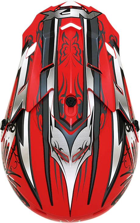 AFX FX-17Y Helmet - Butterfly - Matte Ferrari Red - Large 0111-1386