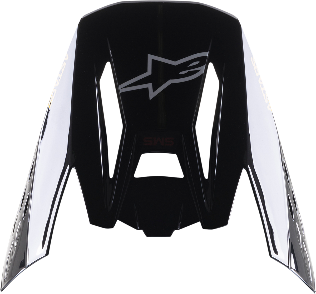 ALPINESTARS SM5 Visor - Venture - Black/Bordeaux/Yellow 8985022-1180