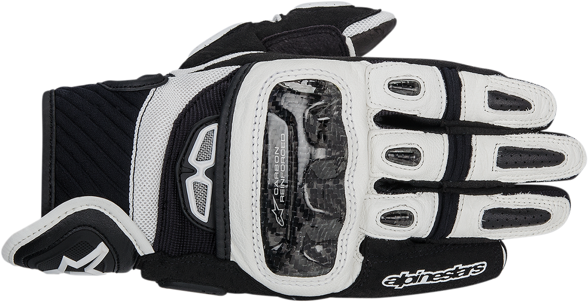 ALPINESTARS GP-Air Leather Gloves - Black/White - 3XL 3567914-12-3X