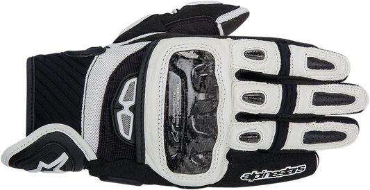 ALPINESTARS GP-Air Leather Gloves - Black/White - Medium 3567914-12-M