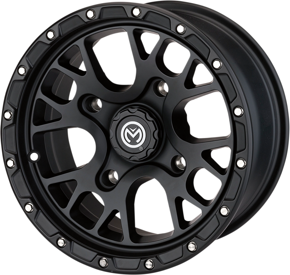 MOOSE UTILITY Wheel - 545X - Front/Rear - Black - 14x7 - 4/110 - 4+3 545MO147110SB44