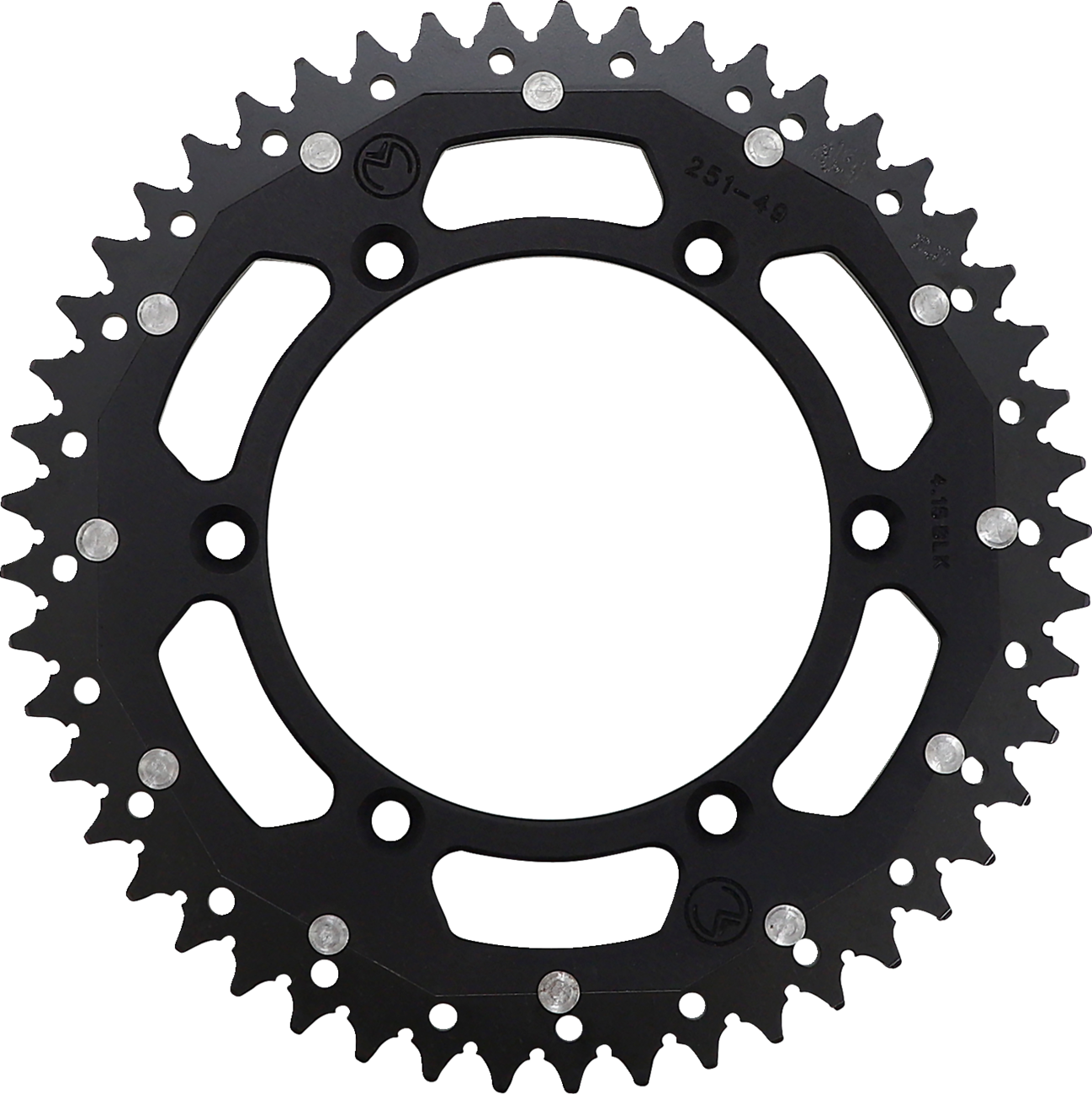 MOOSE RACING Dual Sprocket - Black - 49 Tooth 1210-251-49-10X