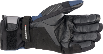 ALPINESTARS Andes V3 Drystar® Gloves - Black/Dark Blue - Small 3527521-1267-S
