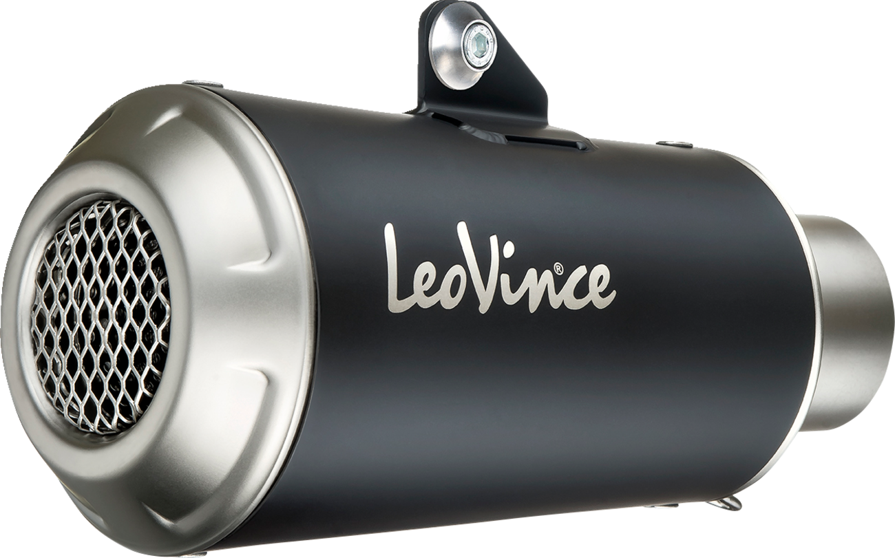 LEOVINCE LV-10 Slip-On Muffler - Black 15250B