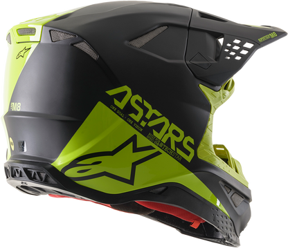 ALPINESTARS Supertech M8 Helmet - Echo - MIPS® - Black/Yellow - Medium 8302621-1158-MD