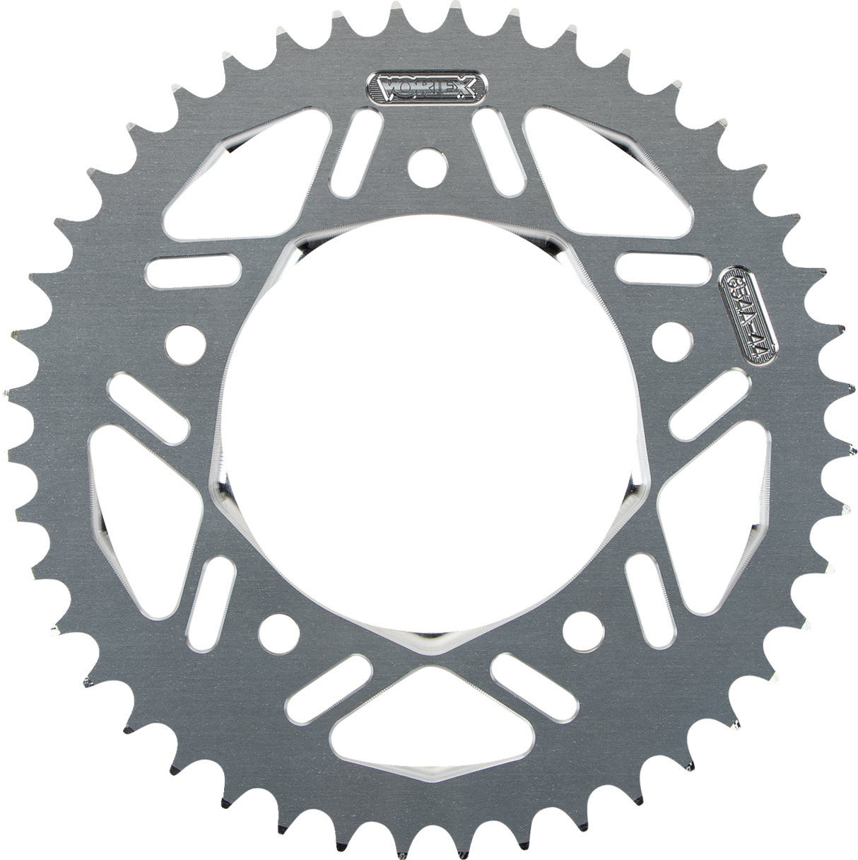 VORTEX Aluminum Sprocket - Silver - Rear - 44 Tooth 654A-44