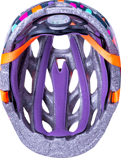 KALI Child Chakra Lighted Helmet - Confetti - Gloss Teal - Small 0221022135