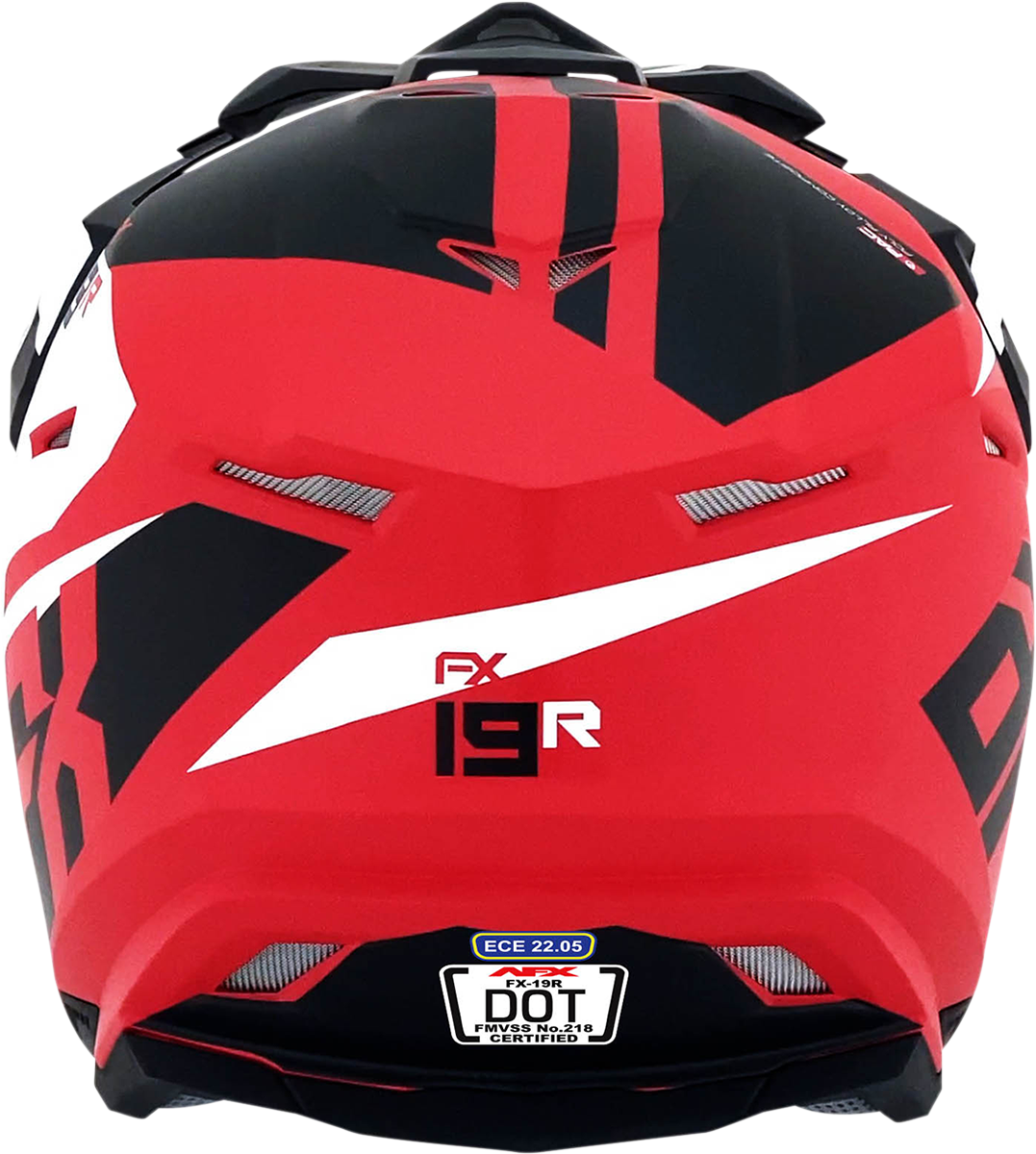 AFX FX-19R Helmet - Racing - Matte Red - Large 0110-7065