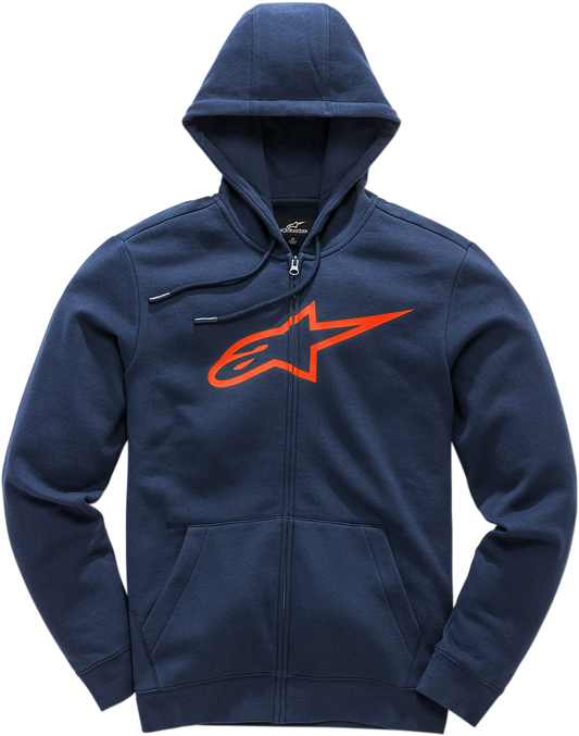 ALPINESTARS Ageless 2 Zip Hoodie - Navy/Red - XL 1038530527030XL