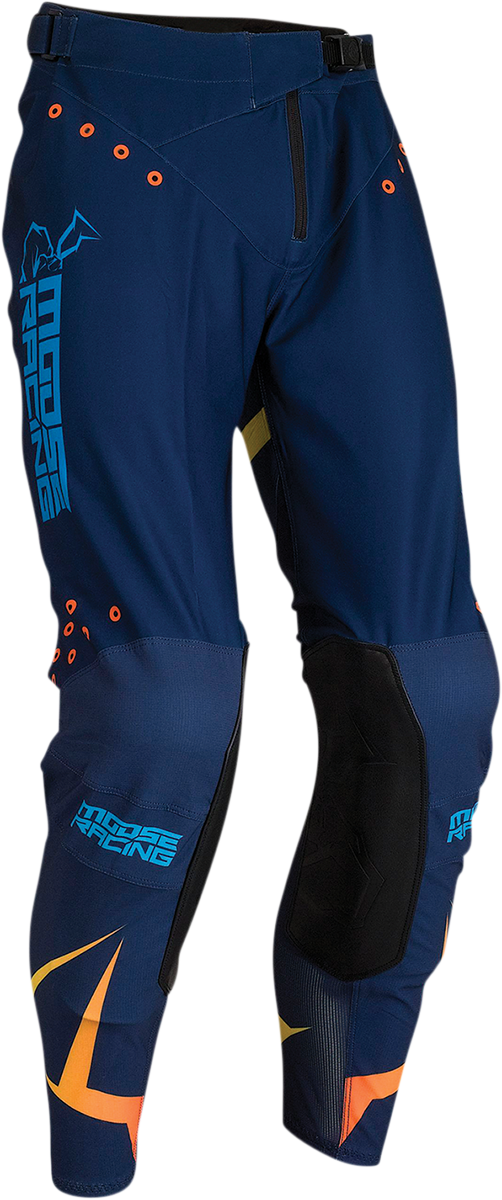 MOOSE RACING Agroid Pants - Navy/Orange - 32 2901-9266