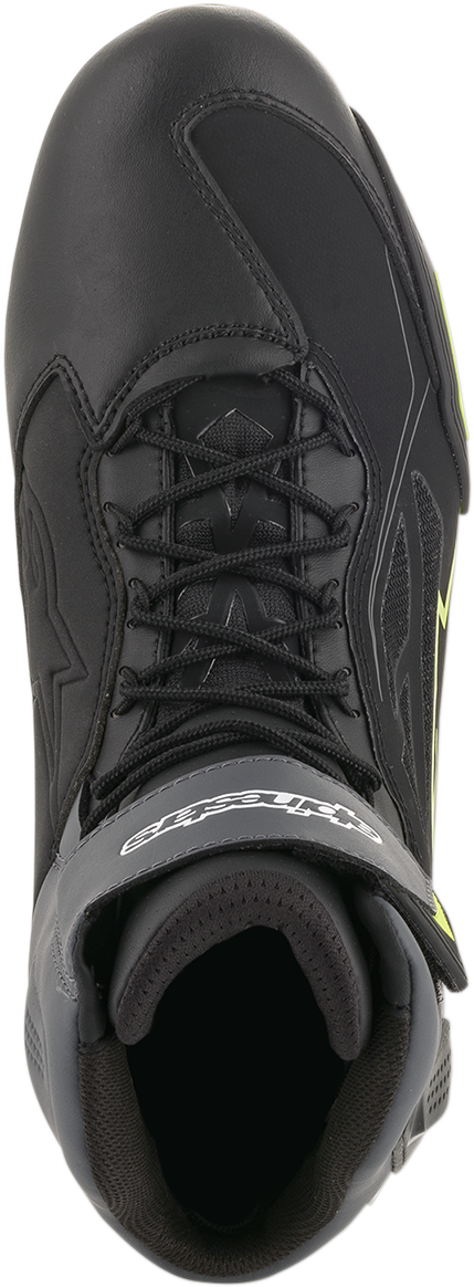 Zapatos ALPINESTARS Faster-3 Drystar - Negro/Gris/Amarillo - US 6 2540719175-6