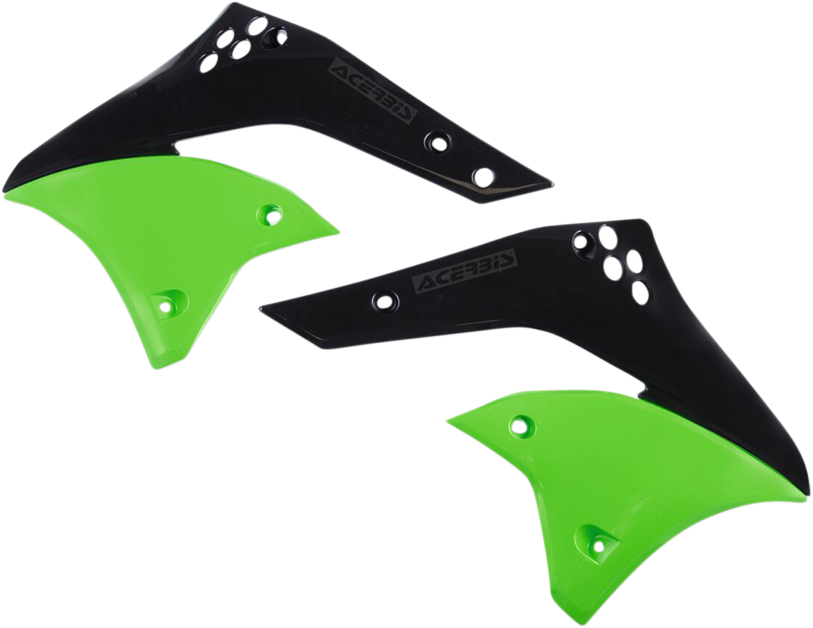 Protectores de radiador ACERBIS - '06 OE Verde/Negro 2043740215