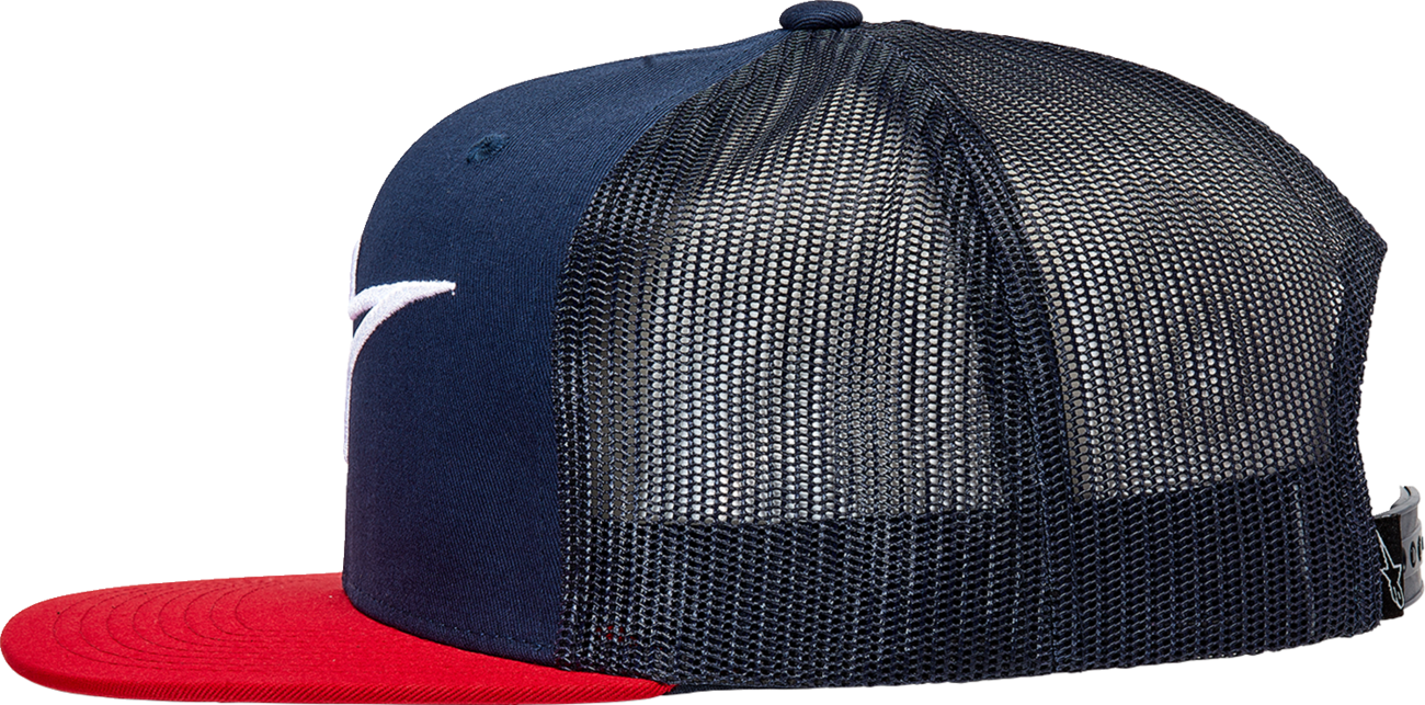 ALPINESTARS Corp Trucker Hat - Navy/Red - One Size 1025810037030OS