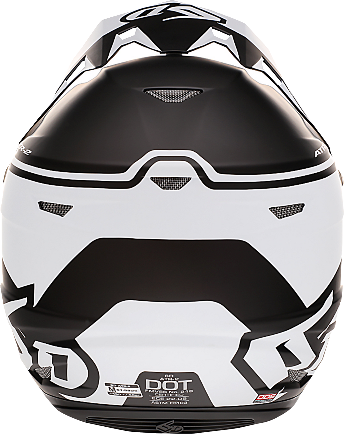 6D ATR-2 Helmet - Drive - White - Large 12-2717