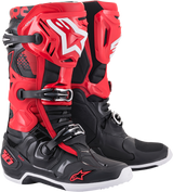 Botas ALPINESTARS Tech 10 - Negro/Rojo - US 9 2010020-31-9 