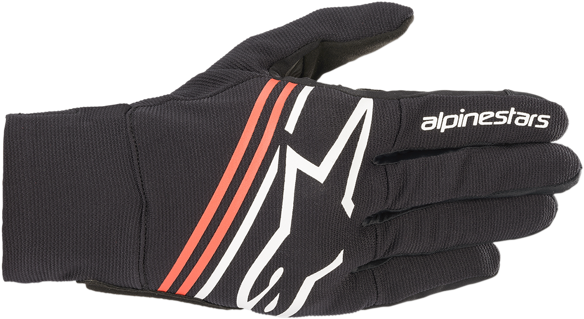 ALPINESTARS Reef Gloves - Black/White/Fluo Red - Large 3569020-1231-L