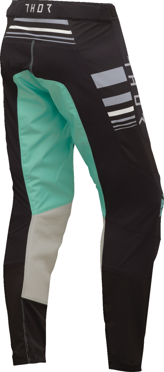 THOR Women's Prime Blaze Pants - Black/Mint - 13/14 2902-0355