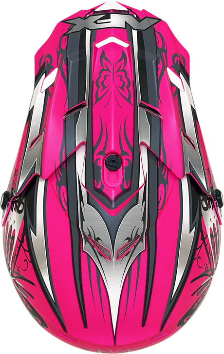 AFX FX-17 Helmet - Butterfly - Matte Hot Pink - Large 0110-7109