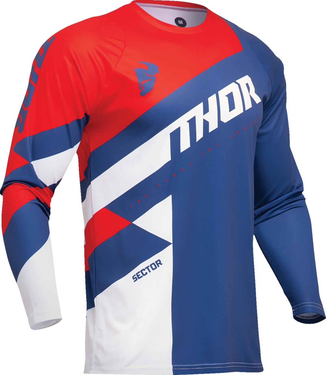 THOR Youth Sector Checker Jersey - Navy/Red - 2XS 2912-2424