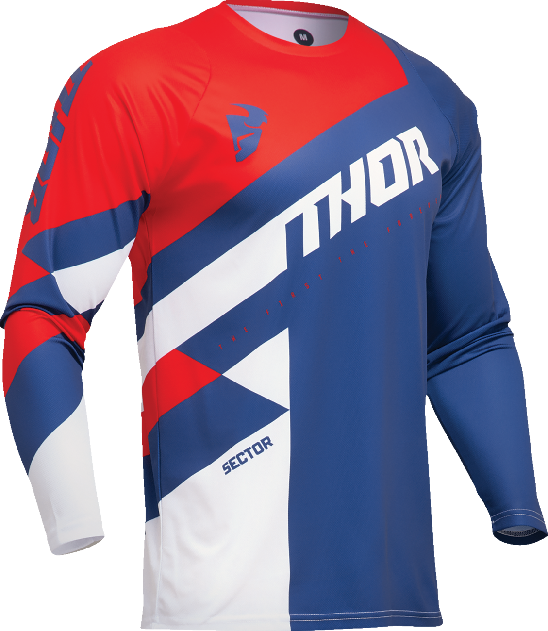 THOR Youth Sector Checker Jersey - Navy/Red - Large 2912-2428