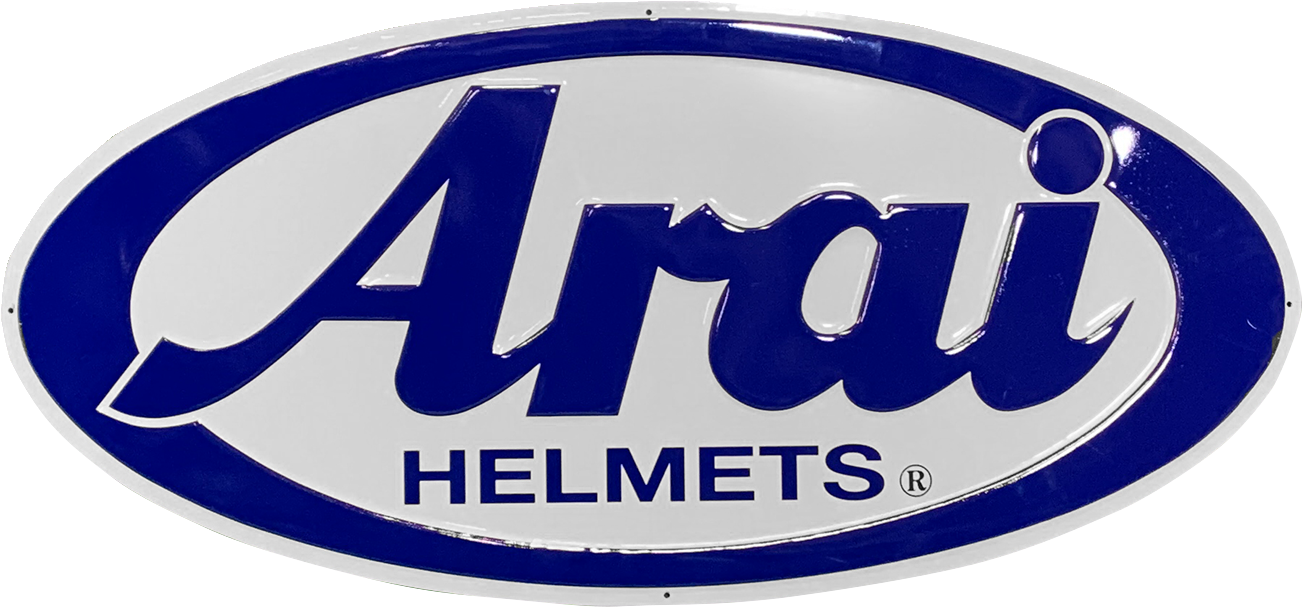 Letrero de distribuidor ARAI - Metal 121497 
