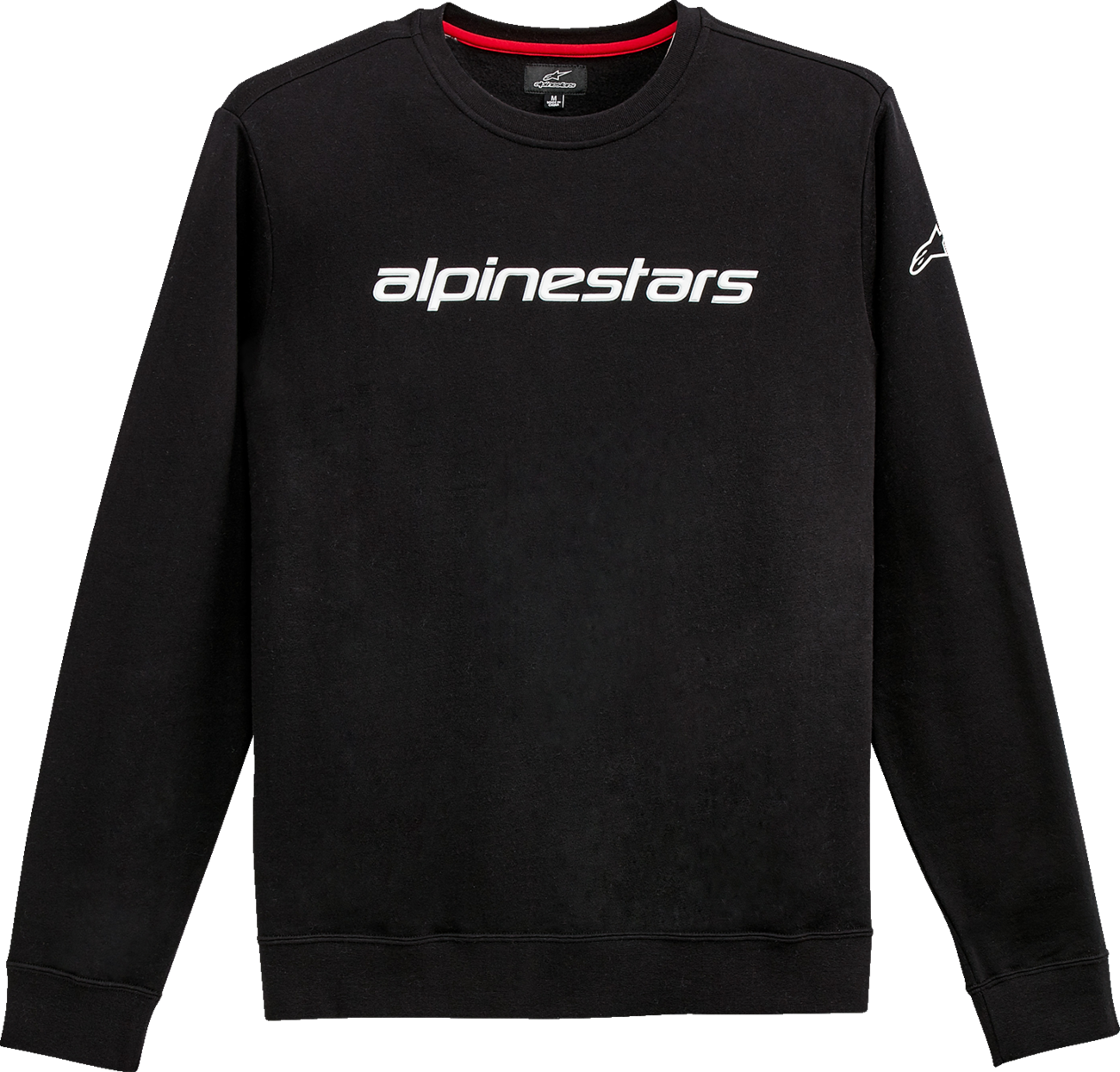 ALPINESTARS Linear Crew Fleece - Black/White - 2XL 12125132410202X