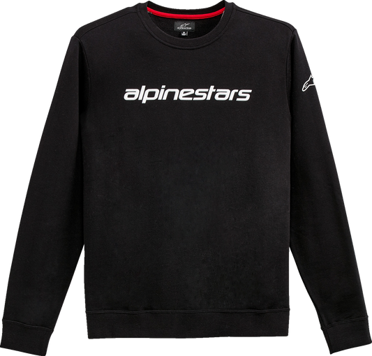 ALPINESTARS Linear Crew Fleece - Black/White - 2XL 12125132410202X