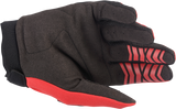 ALPINESTARS Youth Full Bore Gloves - Bright Red/Black - Large 3543622-3031-L